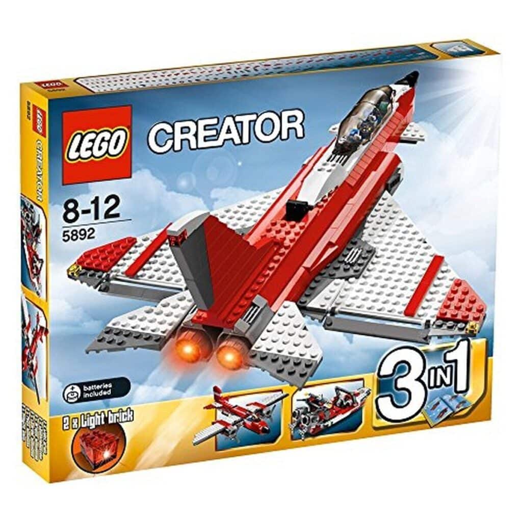 Test : lego creator 5892 avion supersonique