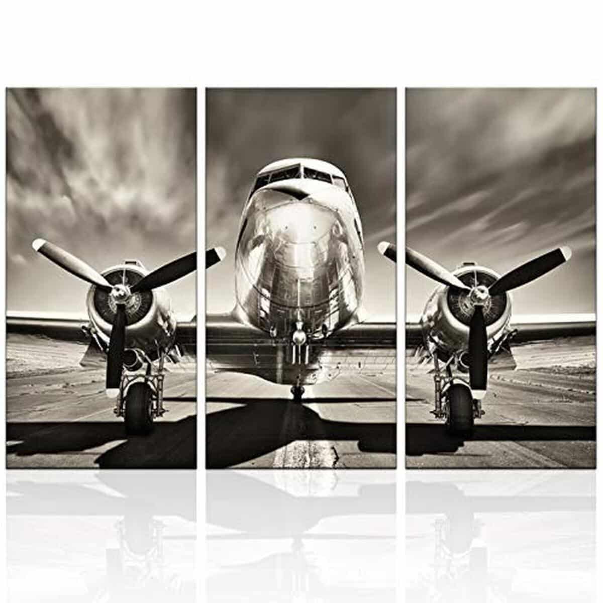 Avis : tableaux muraux vintage avions KLVOS