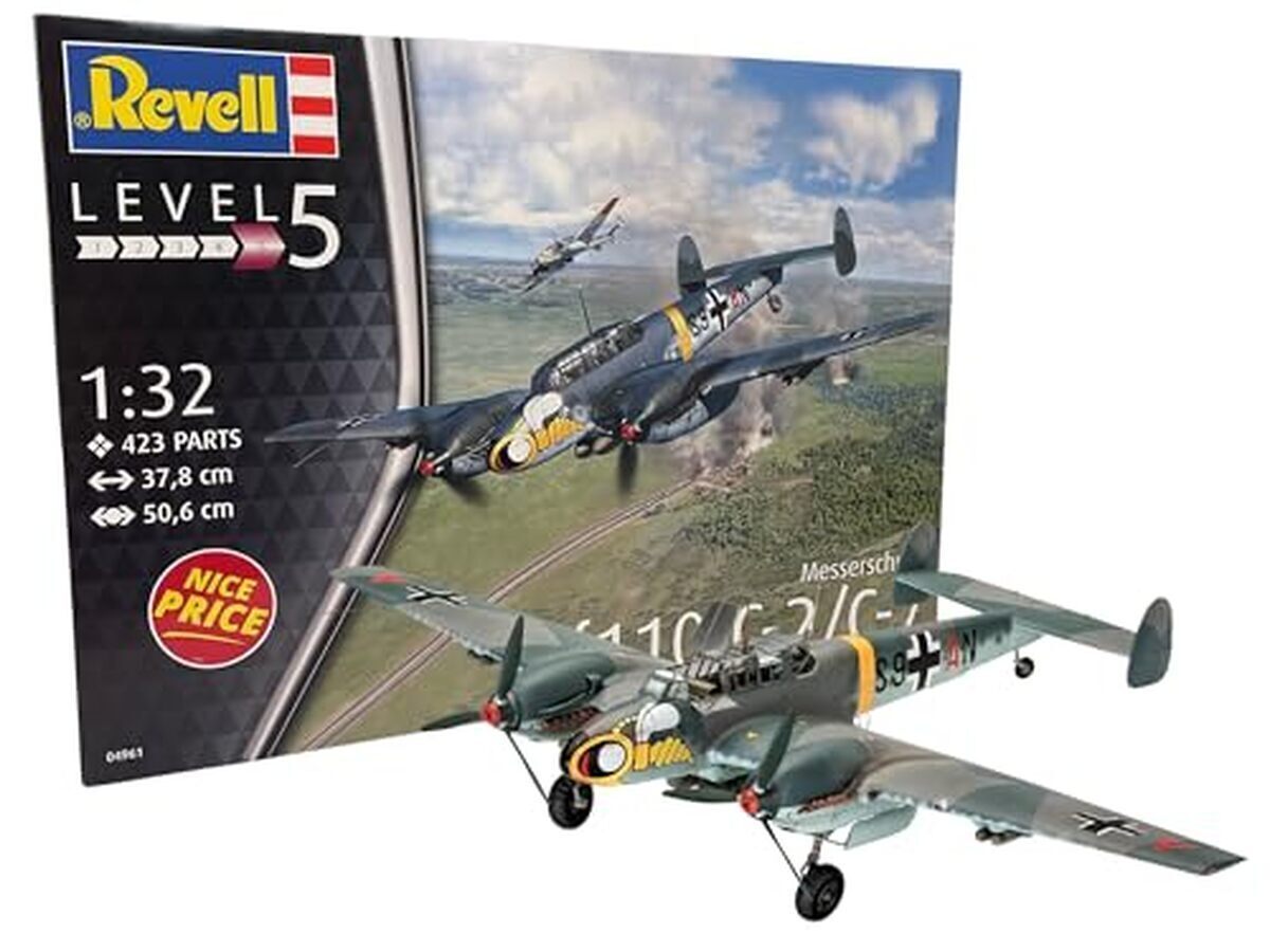 Test de la maquette d'avion Revell Messerschmitt Bf110 C-7, 1/32