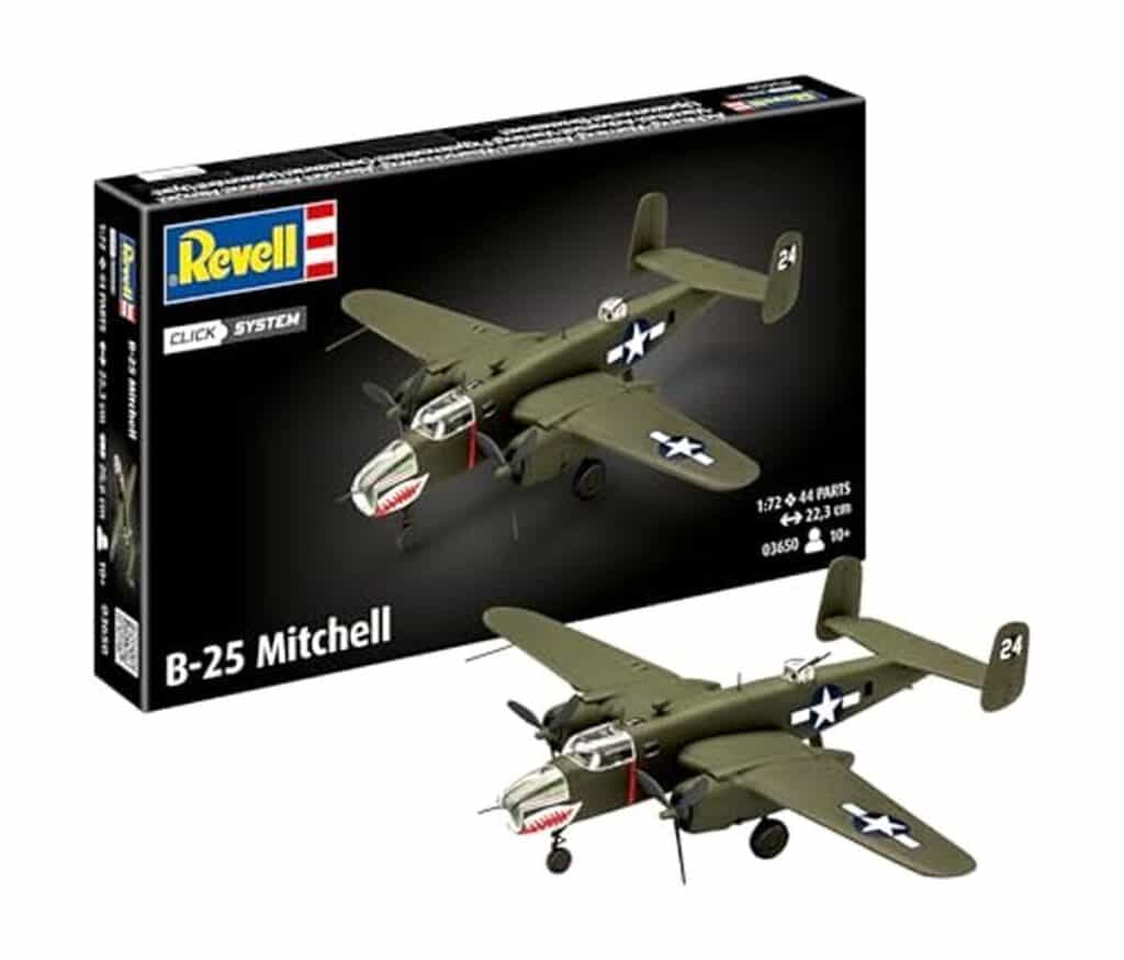 Test de la maquette Revell B-25 Mitchell 1/72