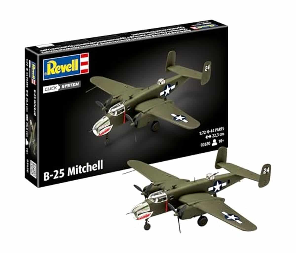Test de la maquette Revell B-25 Mitchell 1/72