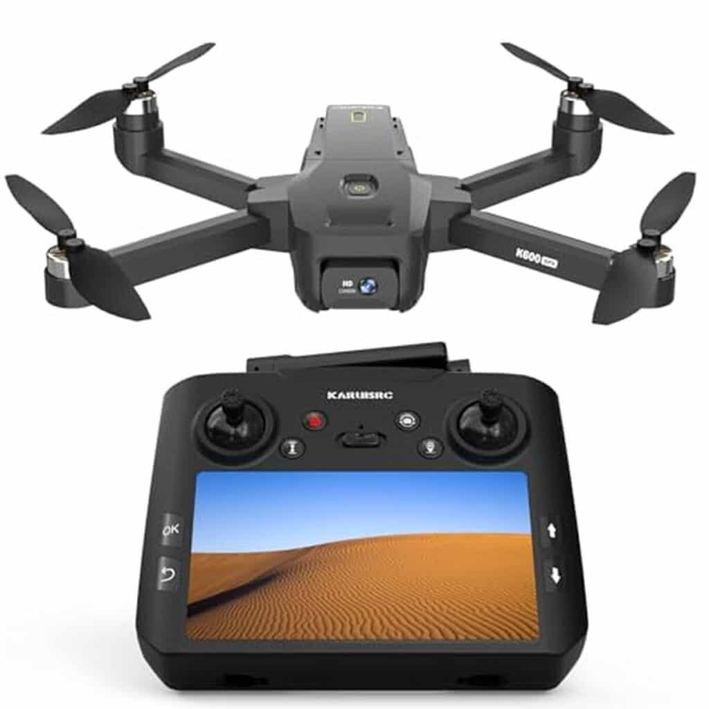 Test du drone K600 GPS : caméra UHD et valise de transport