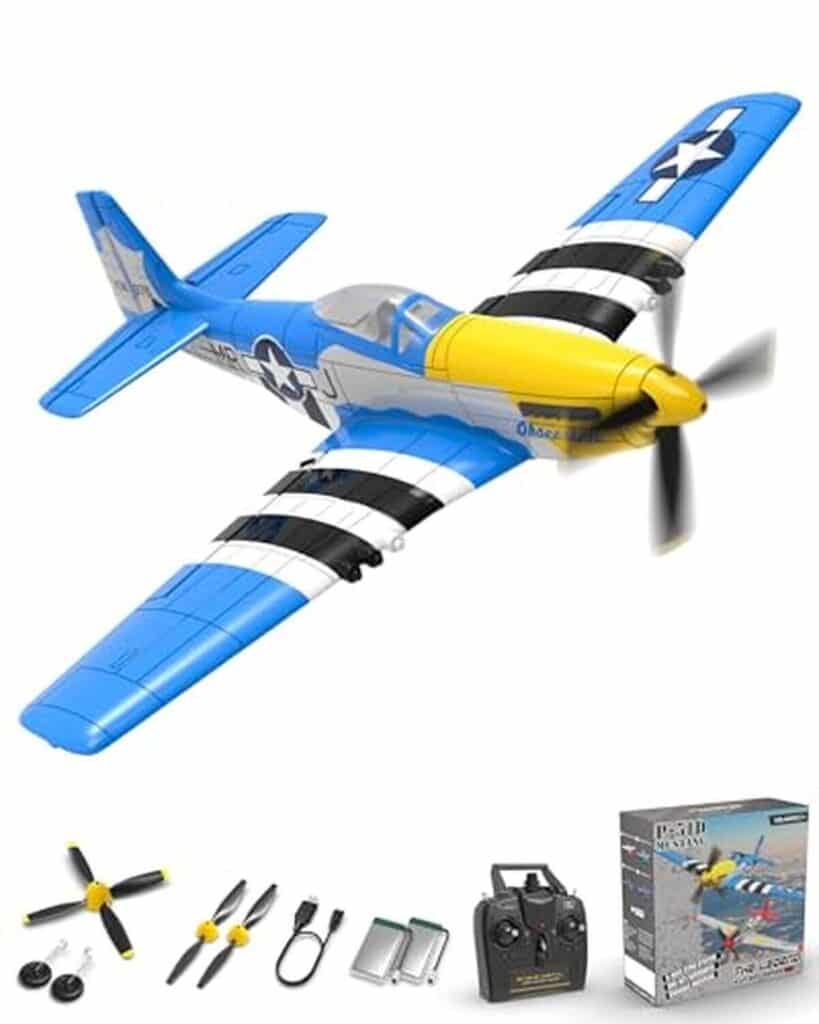 Test du VolaNtexRC P51 Mustang 4-CH : avion télécommandé acrobatique pour débutants