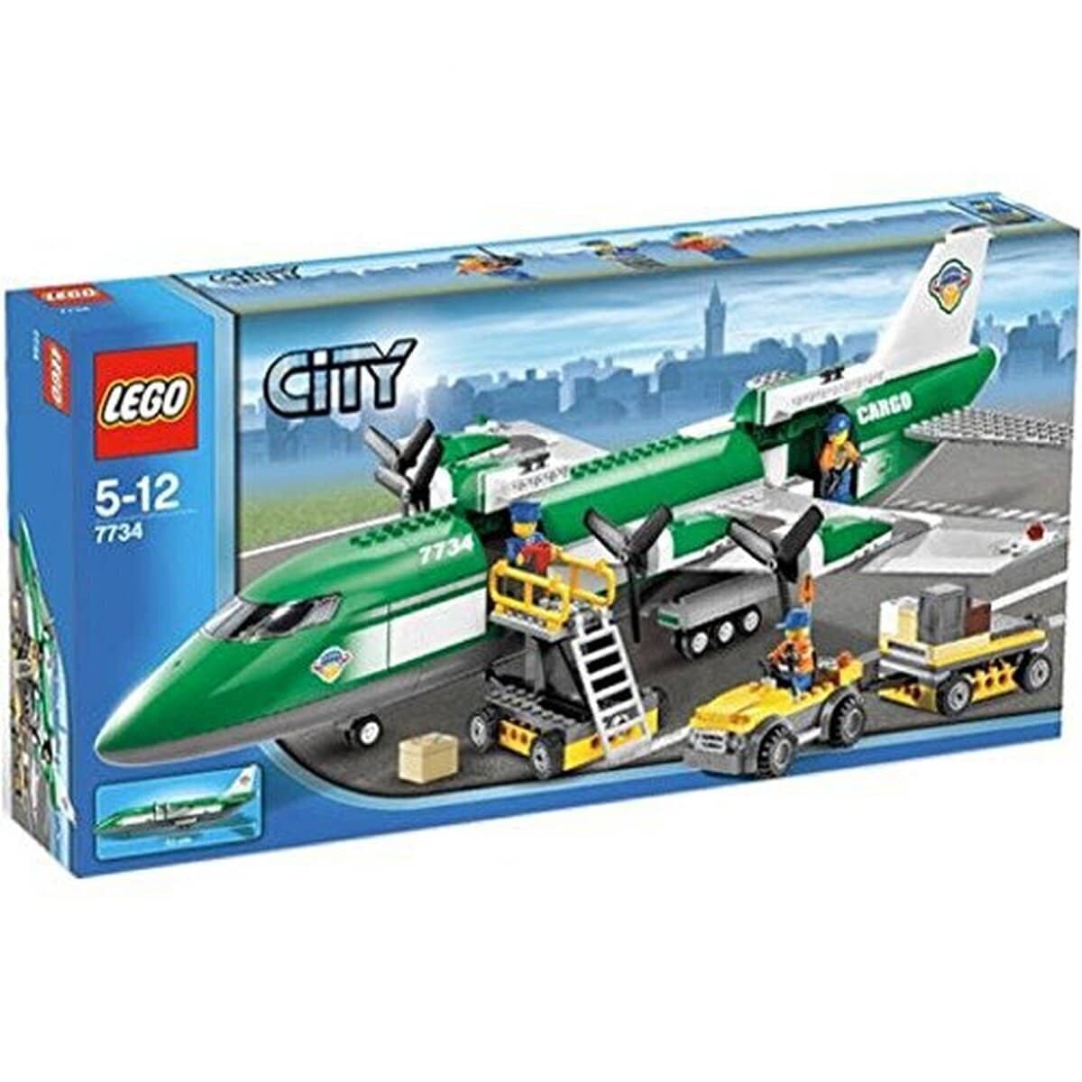 Test Lego City 7734 : l'avion cargo