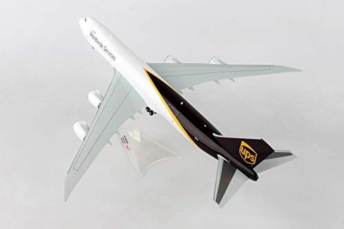 Test : maquette de l'avion cargo Boeing 747-8F d'UPS Airlines N605UP par Herpa