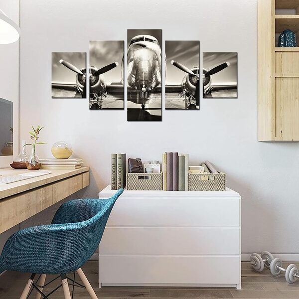 Découvrez notre analyse du lot de 5 toiles vintage à motif avion de la marque KLVOS, parfait pour une décoration murale originale et rétro. Transformez votre intérieur avec style.