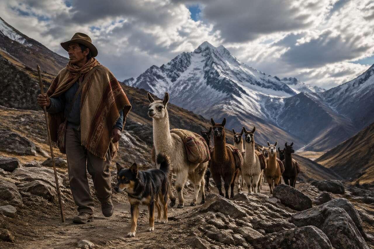 Le r&ocirc;le essentiel du berger des andes