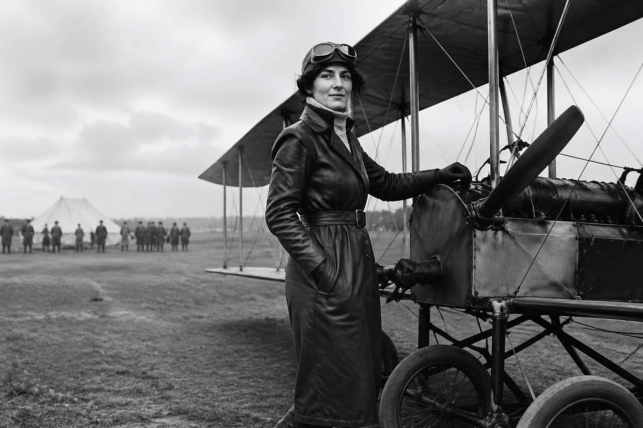 Raymonde de laroche : ses débuts dans l'aviation
