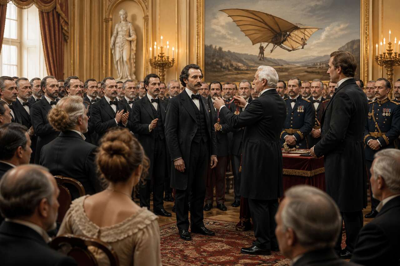 Distinctions et hommages &agrave; un pionnier de l'aviation