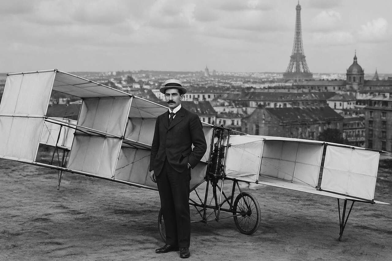 Alberto Santos-Dumont : l'histoire captivante du Brésilien qui a enchanté le ciel de Paris