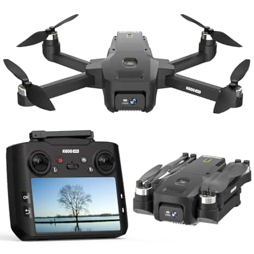 Test du drone K600 GPS : caméra UHD et valise de transport