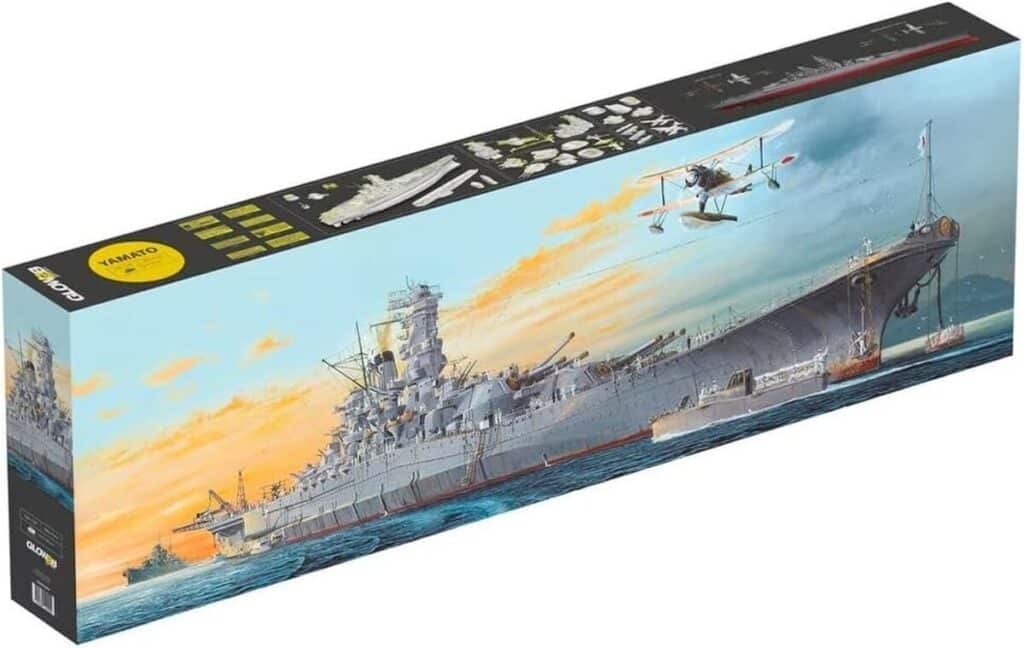 Test de la maquette Glow2B Yamato battleship premium