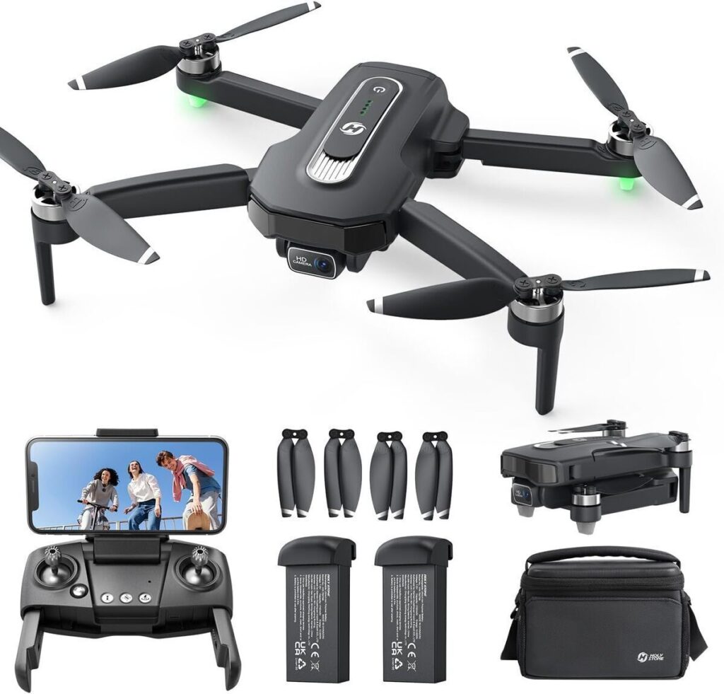 Test du drone Holy Stone HS175G : gps, 8k et 60 min de vol
