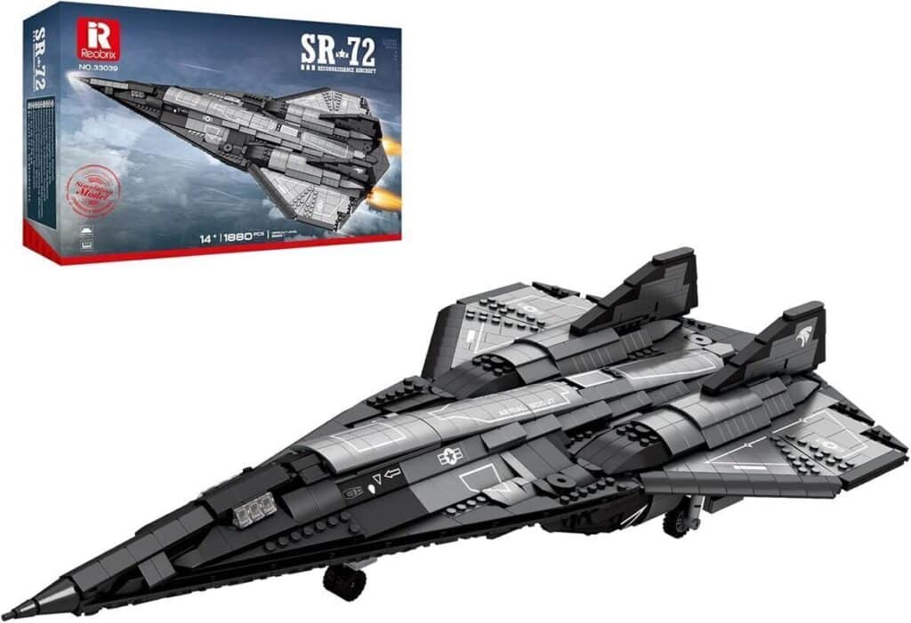 Test du Reobrix SR-72 : maquette d'avion militaire à construire