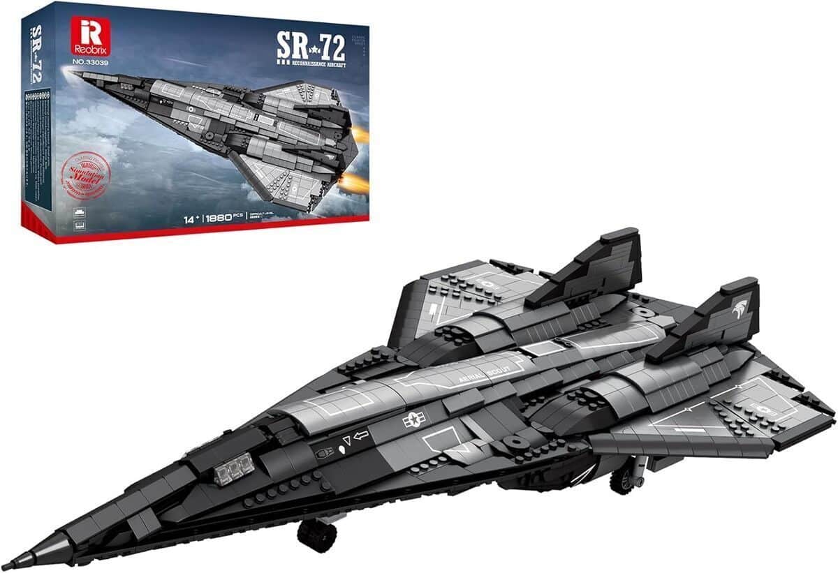 Test du Reobrix SR-72 : maquette d'avion militaire à construire