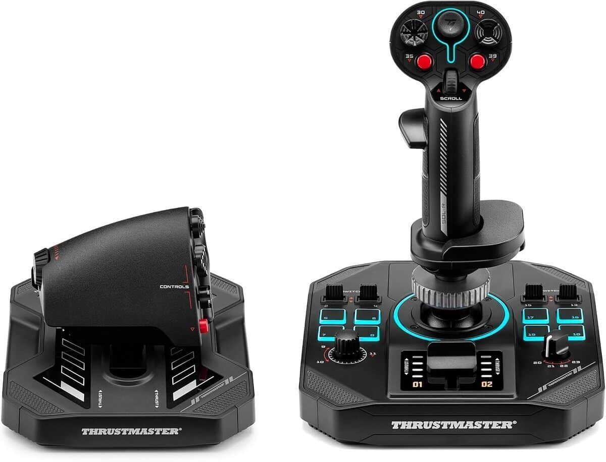 Test du Thrustmaster Sol-R 4 HOTAS : système de vol complet