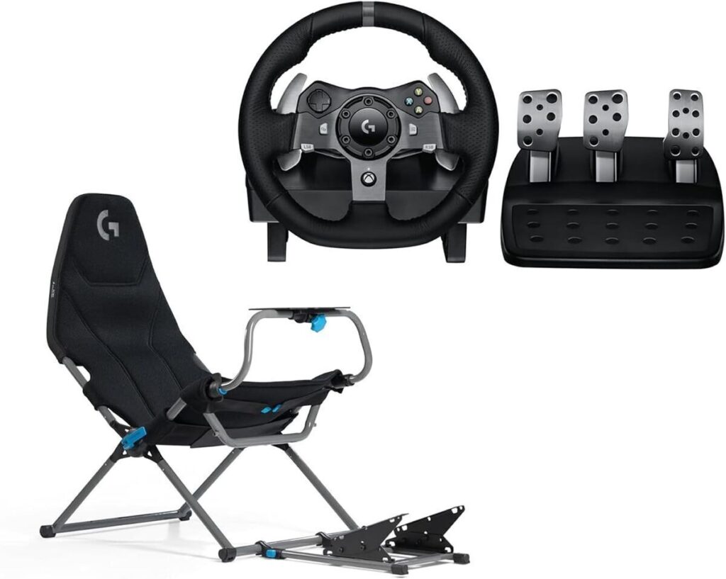 Test Logitech G920 : volant de course ultime avec le Playseat Challenge