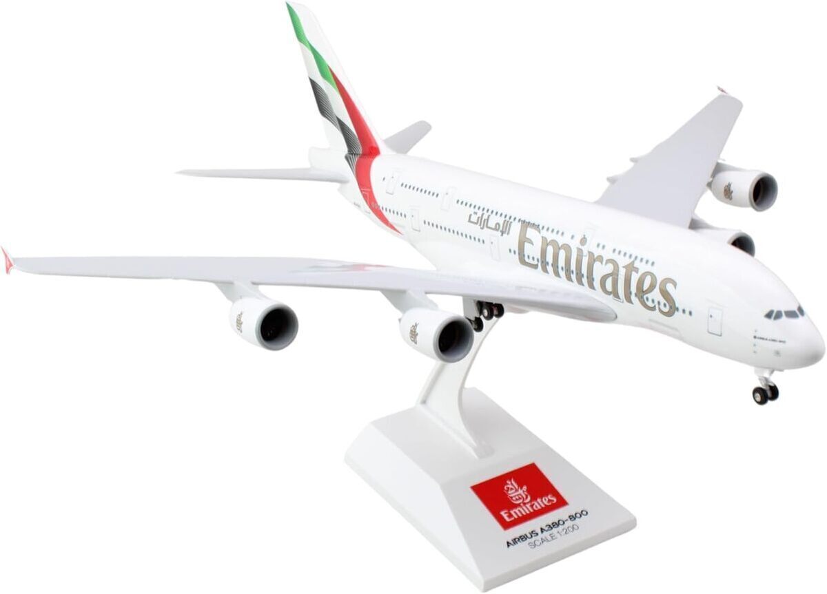 Test : maquette Daron Skymarks Emirates A380-800 1/200 avec engrenage