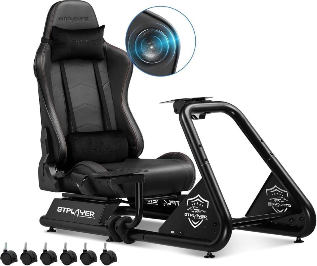 Test : simulateur de conduite GTPLAYER avec support pour volant et pédalier