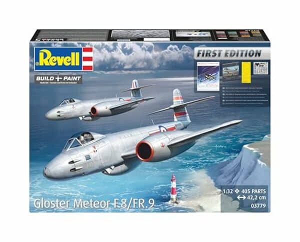 Découvrez notre test détaillé de la maquette Gloster Meteor F.8/FR.9 de Revell à l'échelle 1/32 : qualité, montage et rendu final.