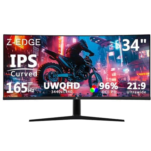 Test du Z-Edge : écran gamer incurvé 34 » IPS, 165Hz ultrawide