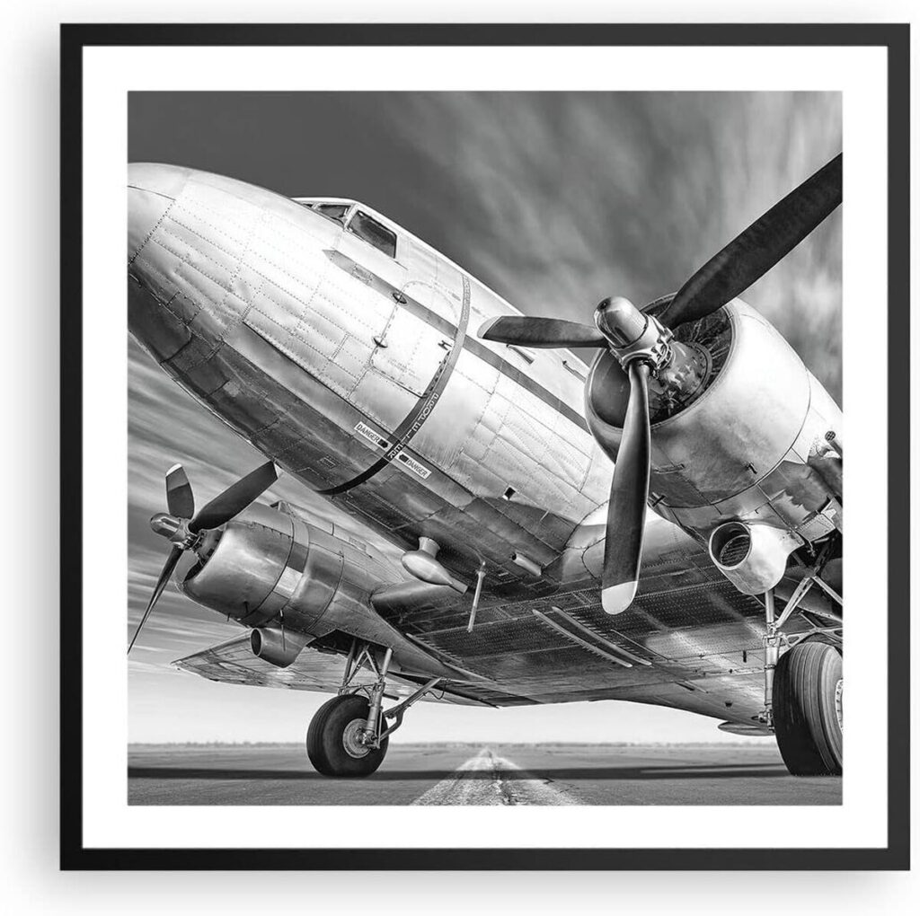 Avis sur l'affiche murale rétro avion ARTOR 60x60 cm