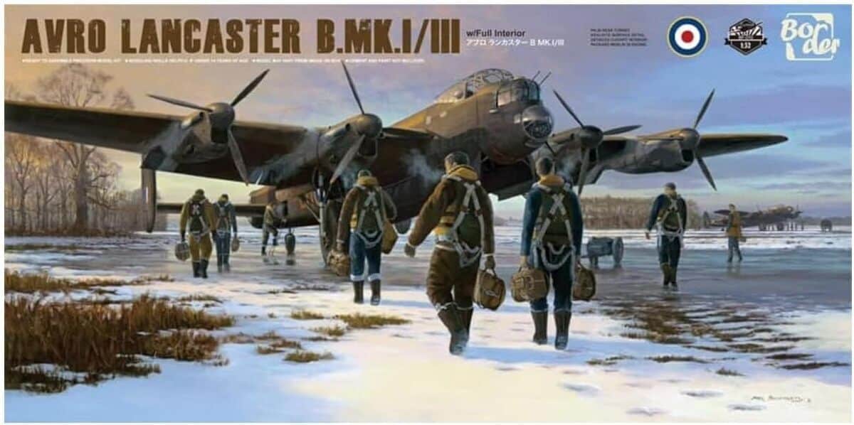 Test de la maquette avion Border Model Avro Lancaster 1 : 32