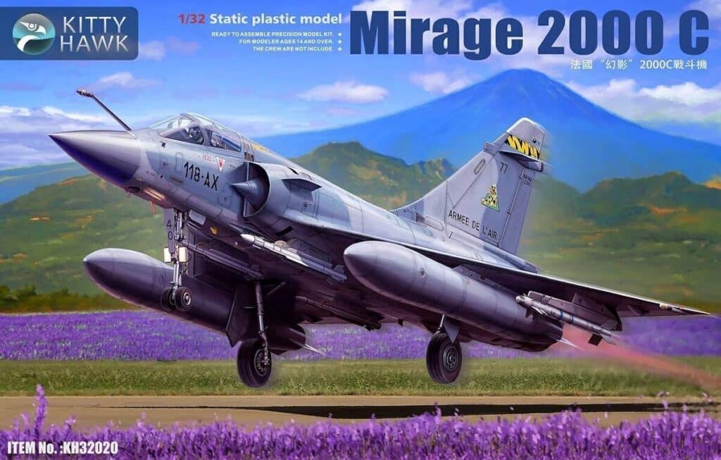Test de la maquette Mirage 2026 C par Kitty Hawk (1 : 32)