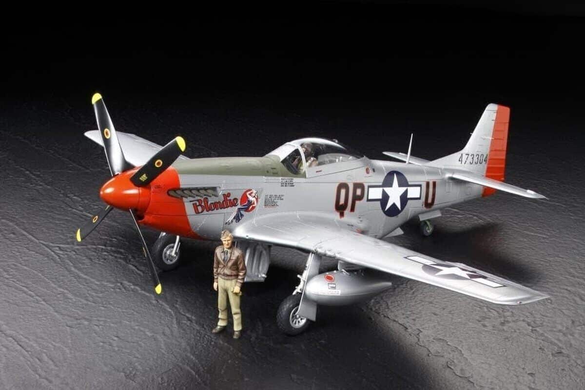 Test de la maquette Tamiya P-51D Mustang