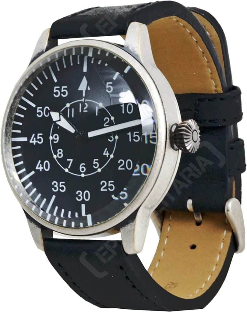 Test de la montre d'aviateur rétro Mil-Tec noire