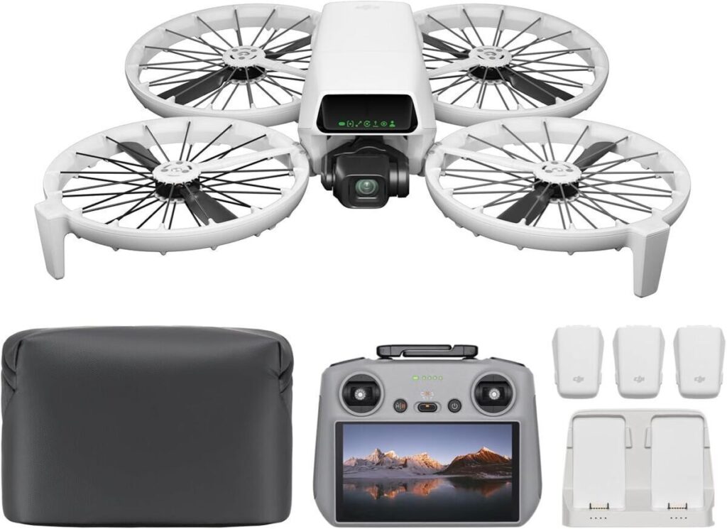 Test du drone DJI Flip : le bundle fly more avec caméra 4K et vol de 93 min