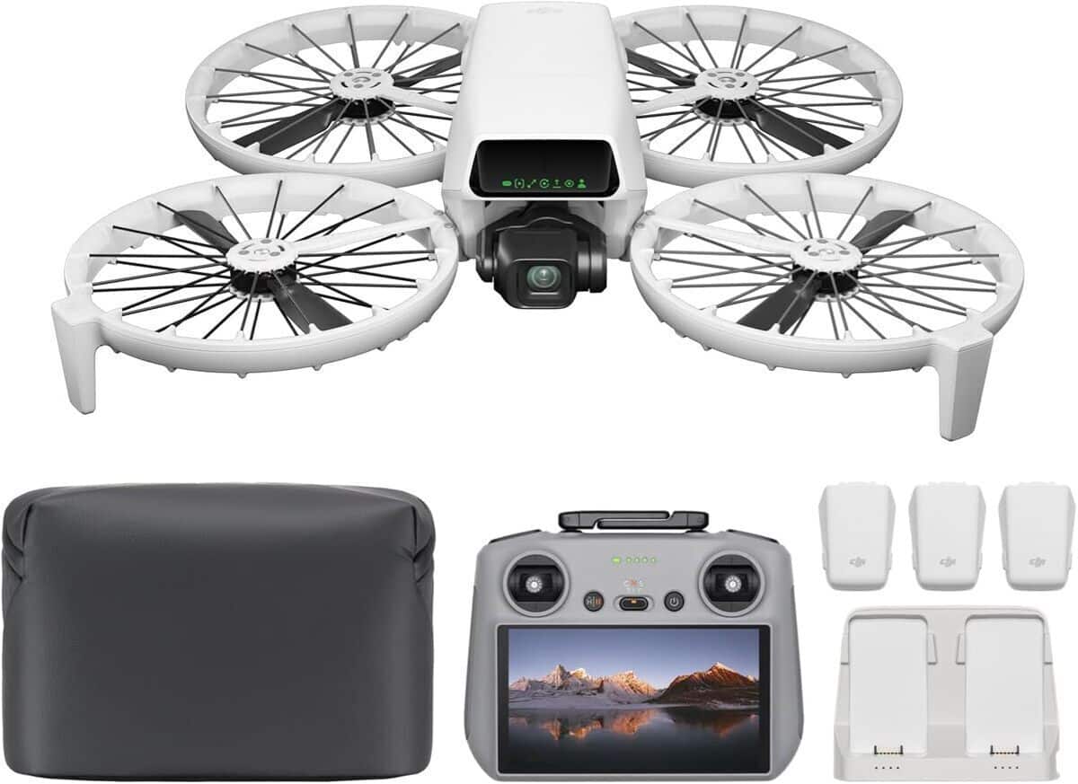 Test du drone DJI Flip : le bundle fly more avec caméra 4K et vol de 93 min