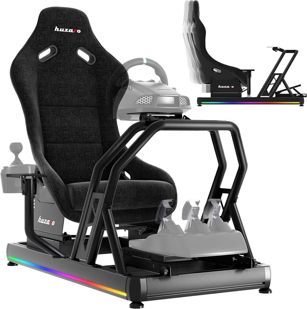 Test du huzaro Speed 9.0 : simulateur de course LED avec siège réglable