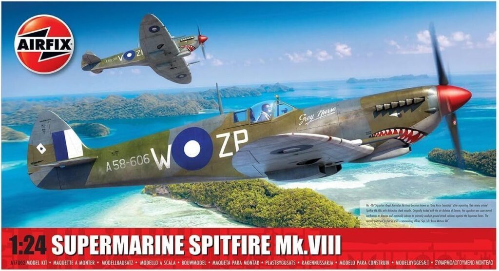 Test du kit plastique Spitfire Mk. VIII par Airfix