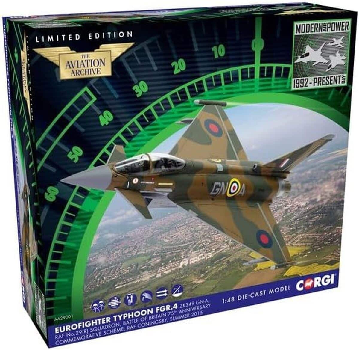 Test du modèle Eurofighter Typhoon 75e anniversaire
