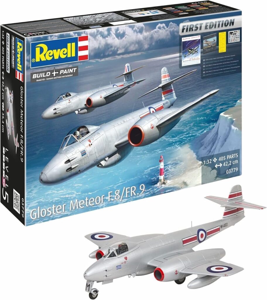 Test maquette Gloster Meteor F.8/FR.9 Revell 1/32