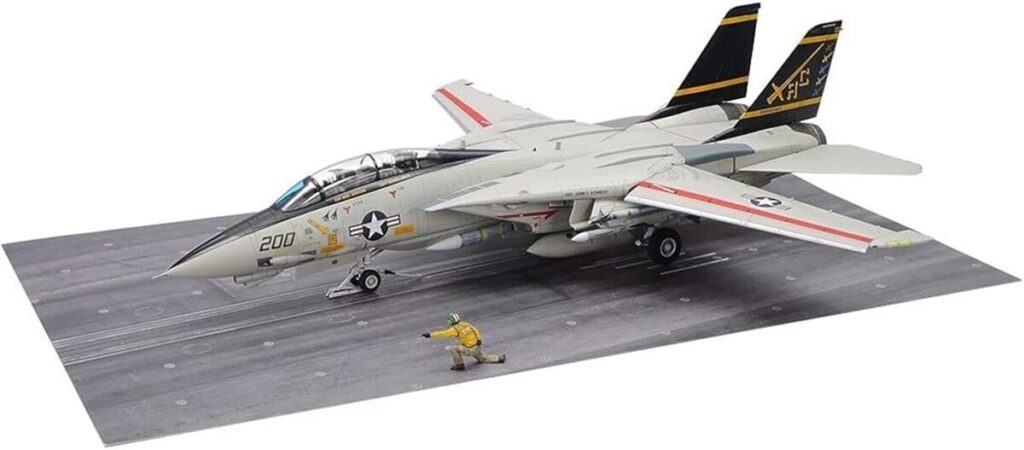 Test maquette Grumman F-14A Tomcat en action