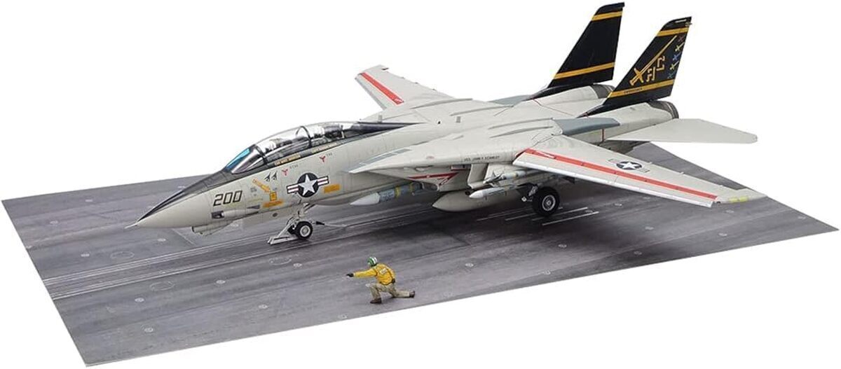 Test maquette Grumman F-14A Tomcat en action