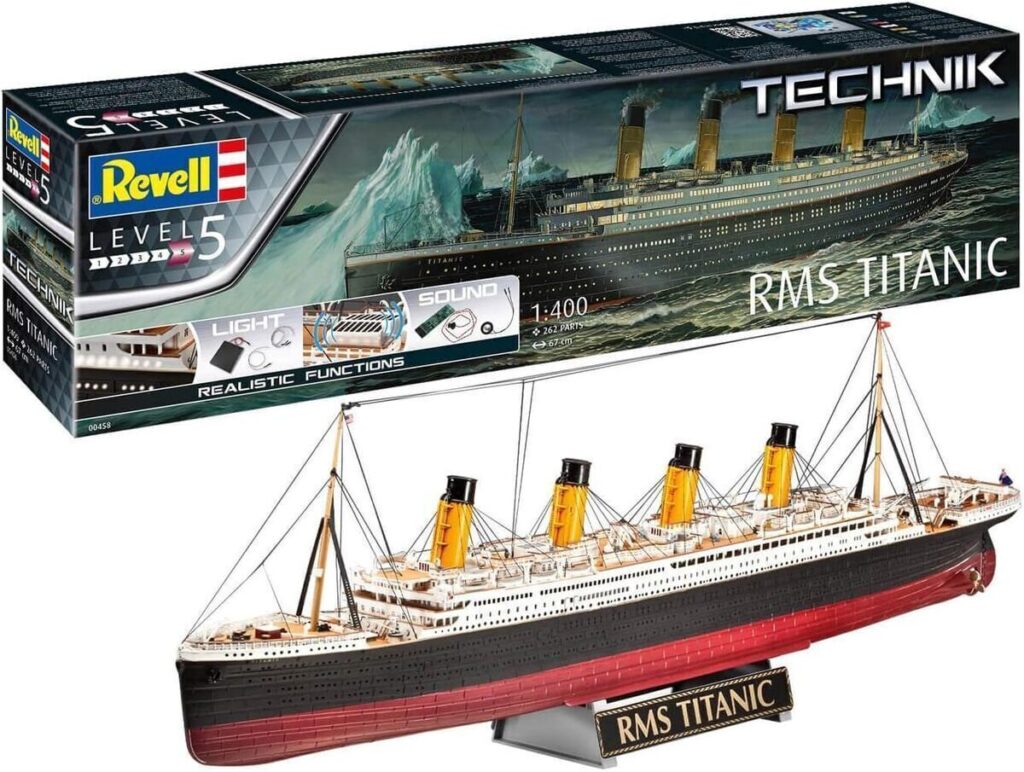 Test : maquette RMS Titanic Revell Technik 00458 - lumière et sons