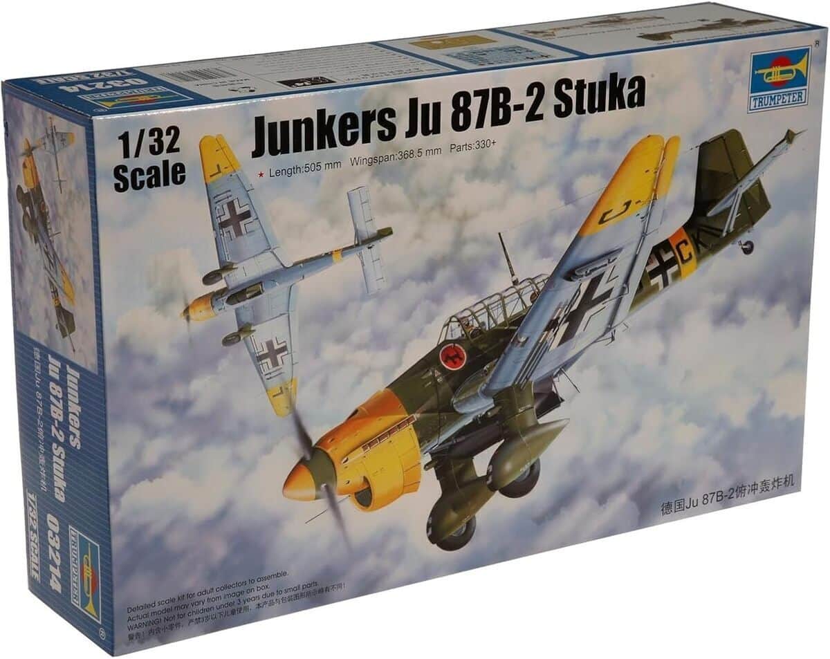 Test : maquette Trumpeter Junkers Ju-87B-2 Stuka 1 : 32