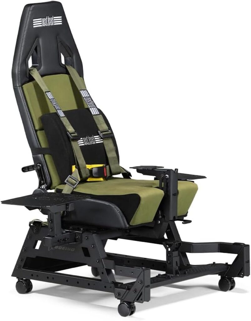 Test : siège de simulation de vol Next Level Racing Flight Seat Pro édition militaire Boeing