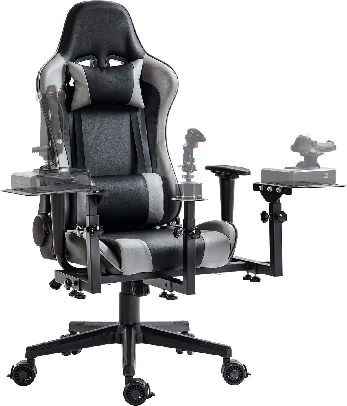 Test support joystick Marada Hotas réglable avec siège
