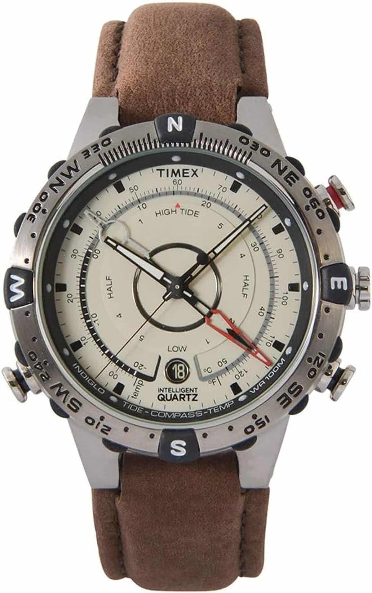 Test de la montre Timex T2N721 avec bracelet en cuir