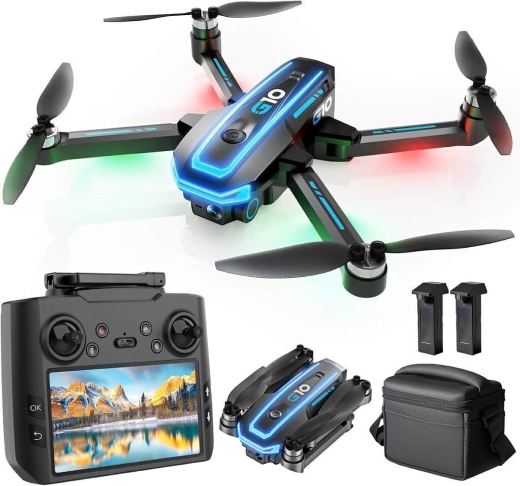 Test du drone G10 GPS : caméra 4K et 45 min de vol