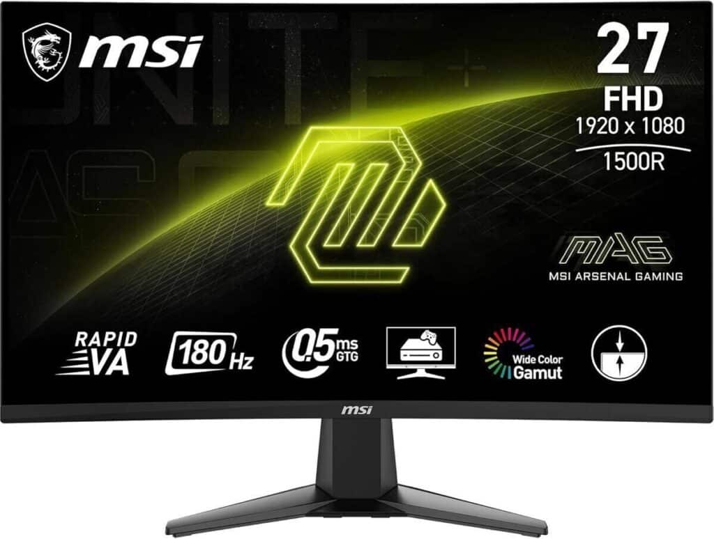 Test du MSI MAG 27C6F : écran gaming incurvé 27" FHD, rapide et fluide