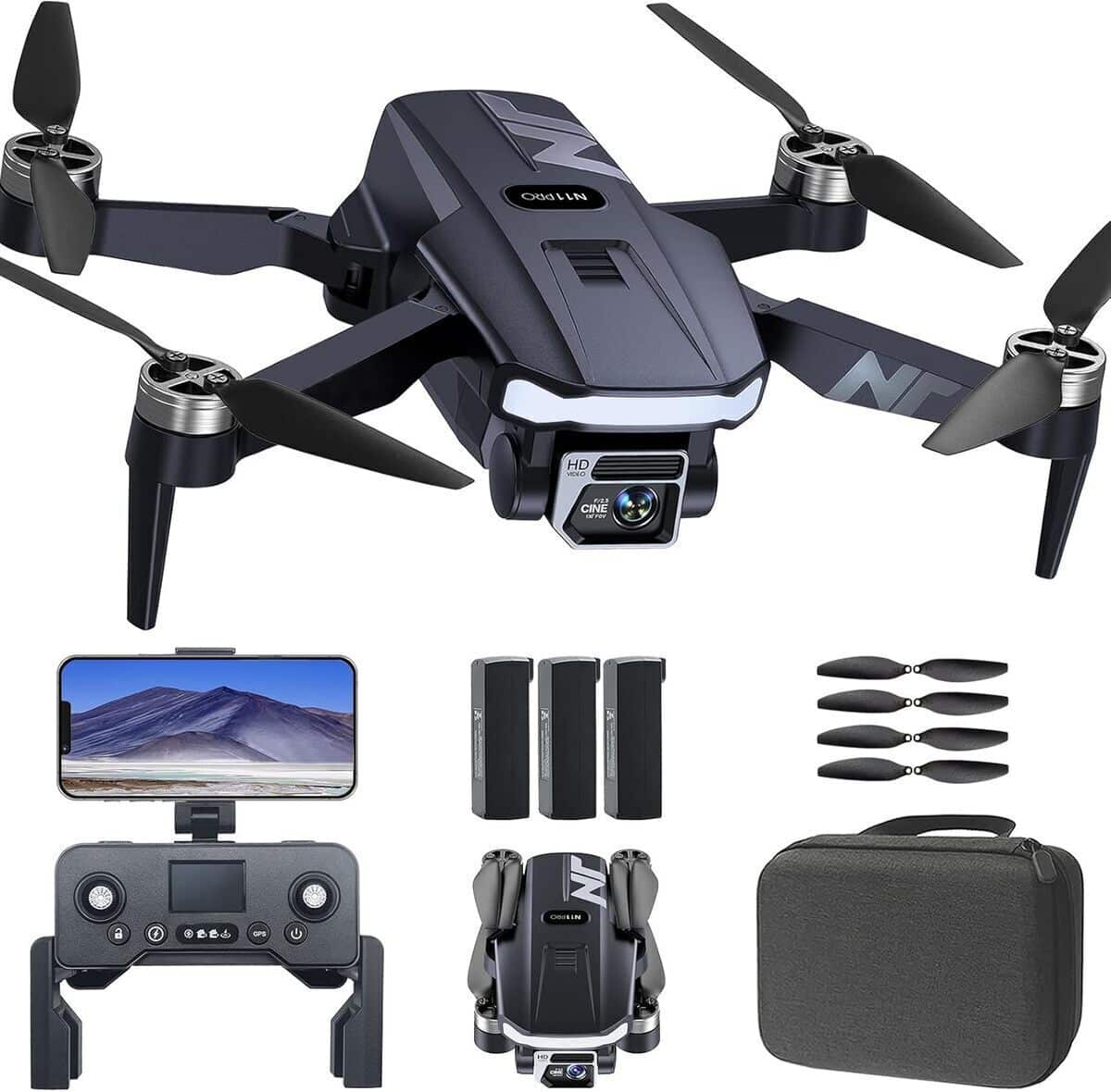 Test du NAFYRE N11 PRO : drone gps caméra 4K et 90 min de vol