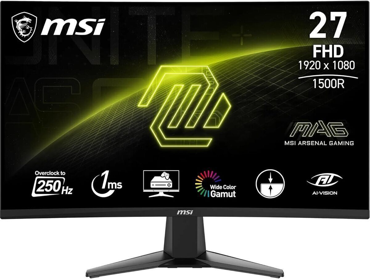 Test : écran MSI MAG 27C6X, gaming incurvé à 250 Hz