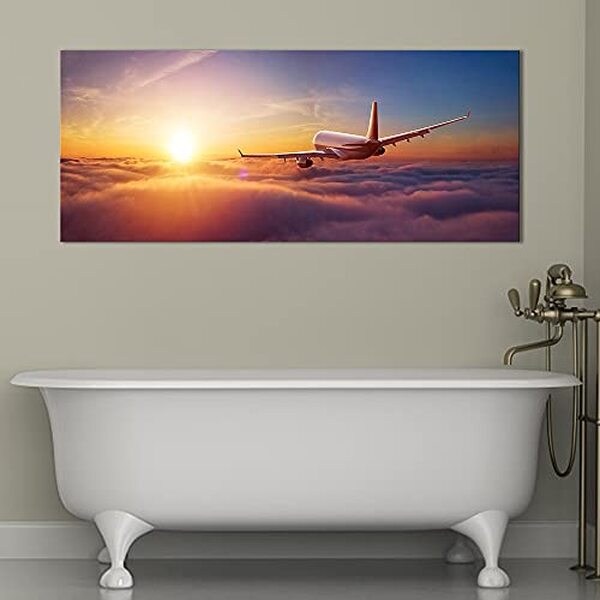 Découvrez notre test détaillé de la toile murale Canvbay avion coucher de soleil : qualité, design et avis client pour décorer votre intérieur.