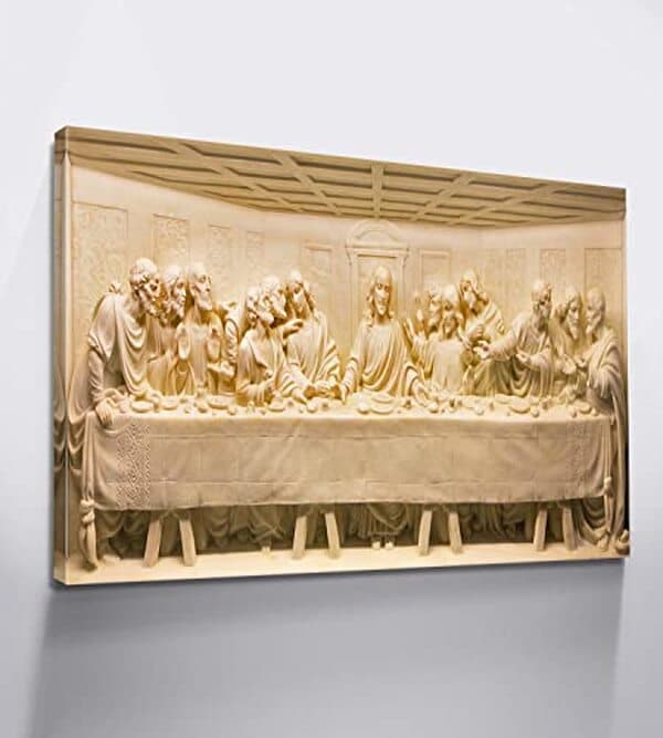 Découvrez notre avis complet sur la toile murale chrétienne La Cène de 71 x 101 cm : qualité, design et symbolique religieuse pour votre intérieur. 