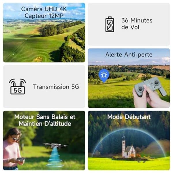 Découvrez notre test complet du drone Ameta S20 Lite : performances 4K UHD, portée et autonomie exceptionnelles pour les amateurs de vidéo aérienne. 